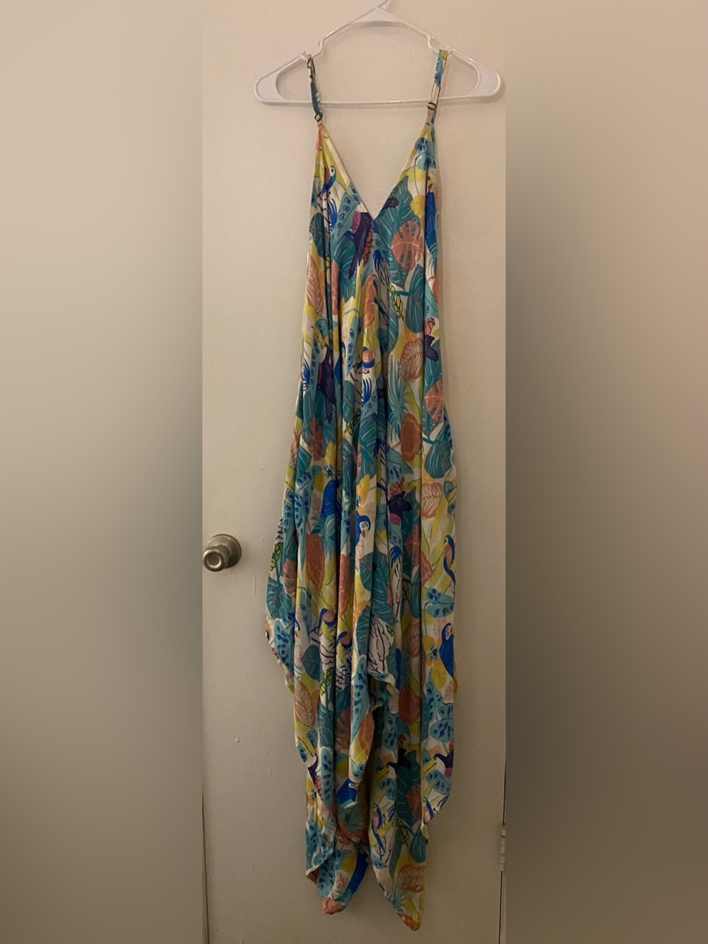 World Market Wide-Leg Jumpsuit Tropical.